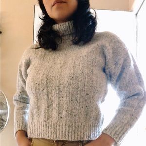 Wool Cropped Sweater